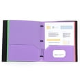 thumbnail image 4 of ZTTD Plastic Pocket Folders 3 Hole Punched with 2 Pockets, Hold Letter Size Paper, 1-Pack, 4 of 9