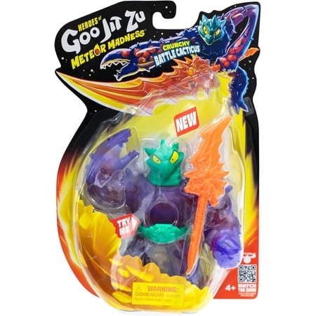 Heroes of Goo Jit Zu Meteor Madness Battle Cacticus Action Figure (Crunchy)