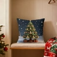 thumbnail image 7 of Christmas Throw Pillow Covers for Sofa 18x18" Christmas Pillow Covers Decorative Pillow Cases with Soft Fabric Hidden Zipper Holiday Decorations for Sofa Couch Livingroom Bed, 7 of 7