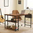 thumbnail image 4 of FEZIBO/Home Office Furniture/Wood/Desks 47''×28.7'' - Coffee, 4 of 5