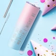 thumbnail image 4 of 30th Birthday Gifts For Her 30 Year Old Birthday Gifts For Women 20oz Skinny Tumbler 30th Birthday Cups Happy Birthday Gift For 1994 Woman Female Bday Presents Pink Gradition Travel Cup With Lid Straw, 4 of 6