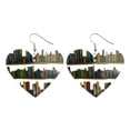 thumbnail image 2 of Hyasfey 1 Pair Book Themed Acrylic Earrings Waterdrop Shape Women Hook Earrings Book Shelves Patterned Dangle Earrings, 2 of 8