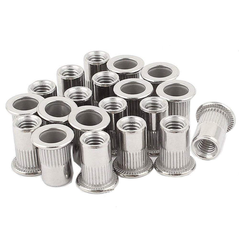 20Pcs 5/16-18 Rivet Nuts Stainless Steel Threaded Rivet Insert