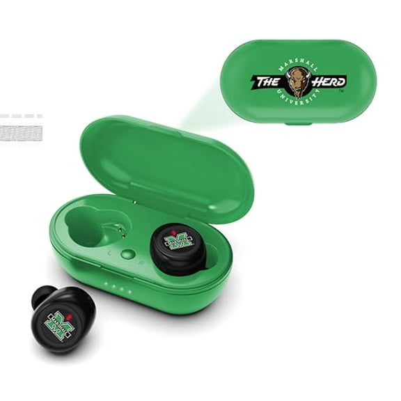 SOAR NCAA True Wireless Earbuds V.2 - Marshall Thundering Herd