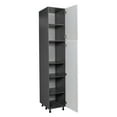 thumbnail image 3 of 18" x 84" Utility Cabinet-Double Door-with Shaker White Matte door, 3 of 5