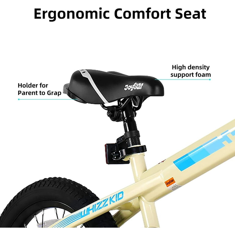 JOYSTAR 16 Inch Kids Bike with Training Wheels Handbrake for Ages 4 7 Years Old Boys and Girls Blue Pink Silver Beige White Walmart