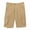 Khaki, variant on Youthup Men's Relaxed Fit Solid Color Utility Cargo Shorts, 100% Cotton Workwear Shorts with 6 Pockets, Wrinkle-Free & Zip Fly for Summer Outdoor