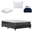 thumbnail image 1 of Colchón Queen Size Trini Restonic + Box + Almohada + Protector de Colchón + Sábanas Softy, 1 of 12
