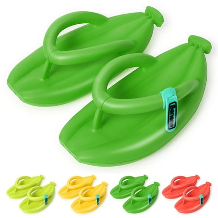 

Spencer Banana Slippers Summer Non-slip Extremely Comfy Clip Toe Slippers Creative Fruit Shoes Unisex Shower Pool Beach Slides Sandals Green