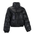 thumbnail image 6 of Winter Coats for Women Short Puffy Jacket Stand Collar Winter Warm Coat Outerwear Casual Quilted For Ladies Fashion Coats Winter Jackets for Women, 6 of 9