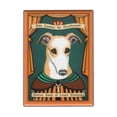 thumbnail image 1 of Retro Pets Magnet, Patron Saint Dog Series, Greyhound, Vintage Advertising Art, 2.5" x 3.5", 1 of 2