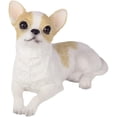thumbnail image 5 of CATPAN 1Pcs 2 inches Mini Resin Chihuahua Figurine Gifts, Mini Dog Memorial Gifts, Dog Figurines, Car Decor, Collectible Chihuahua Statue Figure Sculpture, Gifts for Chihuahua Lover (Yellow-White), 5 of 16