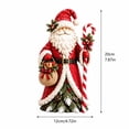 thumbnail image 3 of Christmas Tabletop Santa Statue, Decorative Holiday Figurine for Mantel, Shelf and Indoor Winter Home Decor, 3 of 7