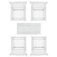 thumbnail image 3 of SAFAVIEH Deven Outdoor Patio 5 Piece Coffee Set, Grey, 3 of 7