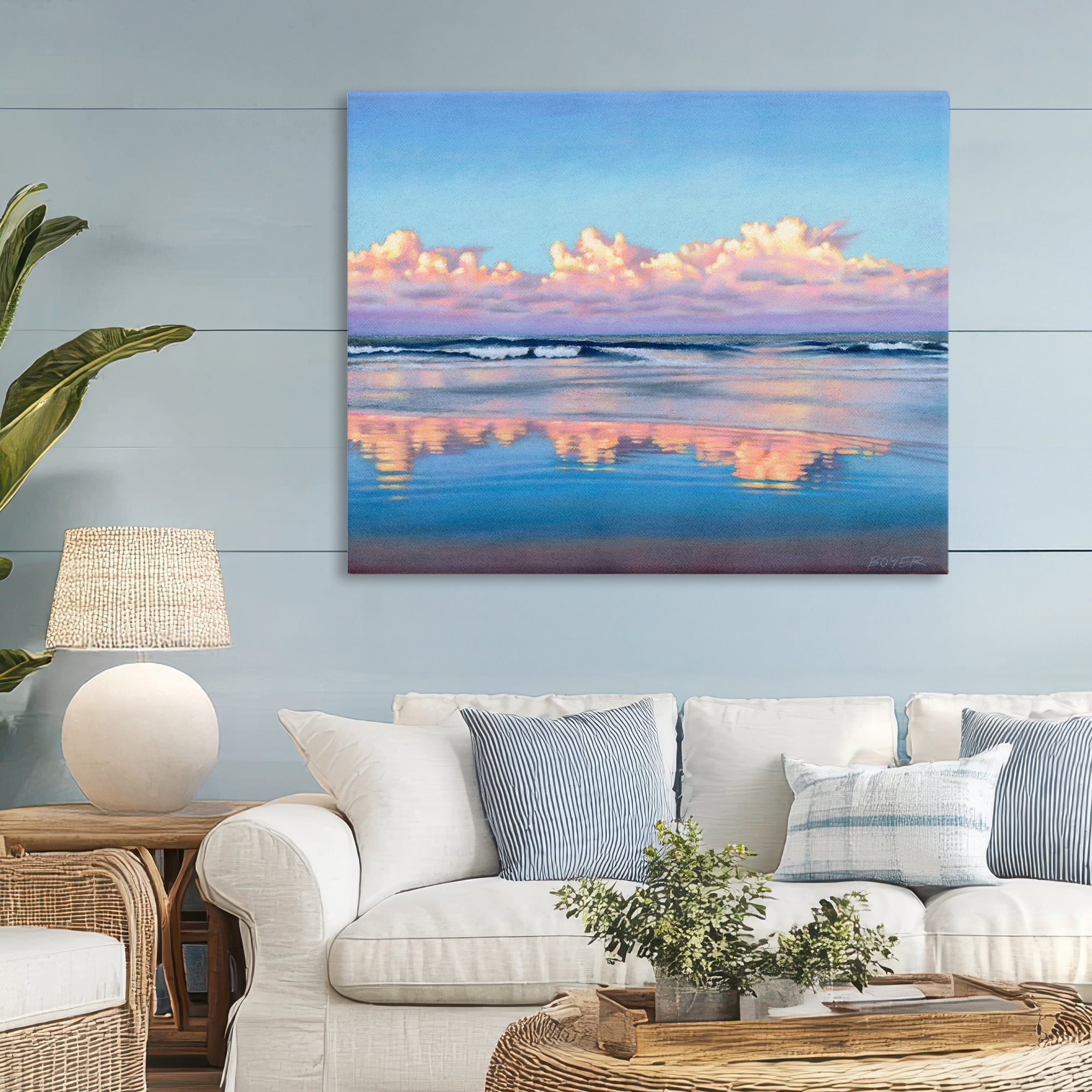 Stupell Industries Cloud Illusions Reflection Canvas Wall Art, design by Susy Boyer