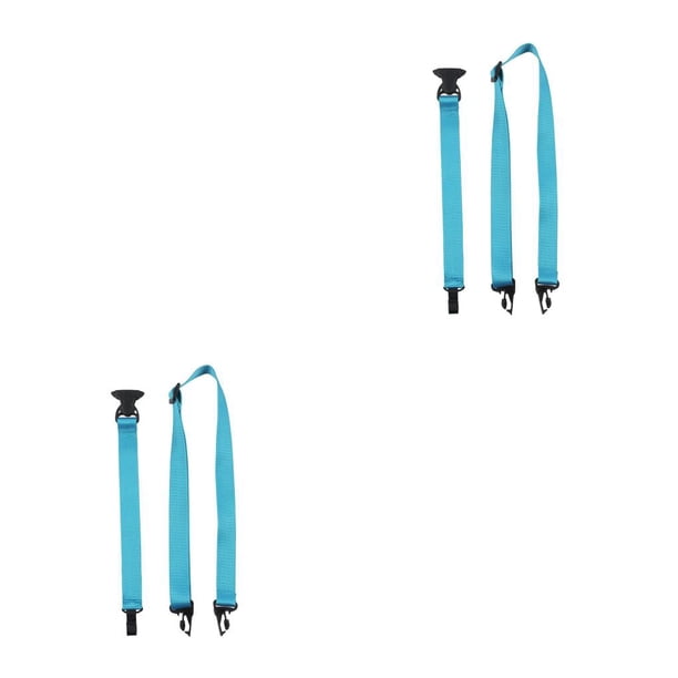 Soidarity Ukulele Strap Oxford Cloth Shoulder Guitar Professional Beginner Belt Universal Studio Carrier Reusable Stringed azul claro 2piezas