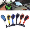 thumbnail image 3 of Trayknick 1Pair Universal CNC Rear View Mirrors Replacement Metal Modified Side Mirrors for Motorcycles, 3 of 13