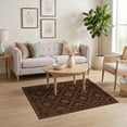 thumbnail image 3 of ODIKA Motifs Southwestern Border Aztec Motif Frame Spotted Cabin Refined for Playroom, Bedroom, Reading Nook, Pet Friendly & Kids Safe Play, 3 of 7