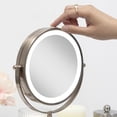 thumbnail image 3 of Zadro LED Lighted Makeup Mirrors with Magnifications & Swiveling Heads, 3 of 6