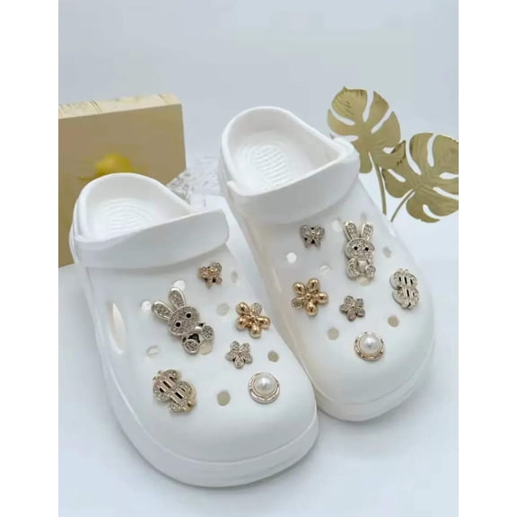 Bougie Bunny Bling Clog Charms Set