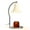 white, variant on White Trumpet-shape Candle Warmer Lamp with Timer&Dimmer,Wax Melting Electric Warmer Light for Jar Candles