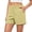Yellow Shorts for Women, variant on CFLVAEK Shorts for Women Summer Casual Elastic Waisted Shorts with Pockets Comfy Wide Leg Lounge Workout Shorts Pink L