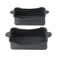 thumbnail image 2 of revestimientos de silicona para depósitos de grasa, reutilizables, para bandeja de goteo, colector de grasa trasero de silicona para plancha Gris, 2 of 14