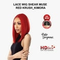 thumbnail image 4 of Ebo Synthetic Lace Front Wig Deep Part Kimora 14” ( 1 Jet Black ), 4 of 7