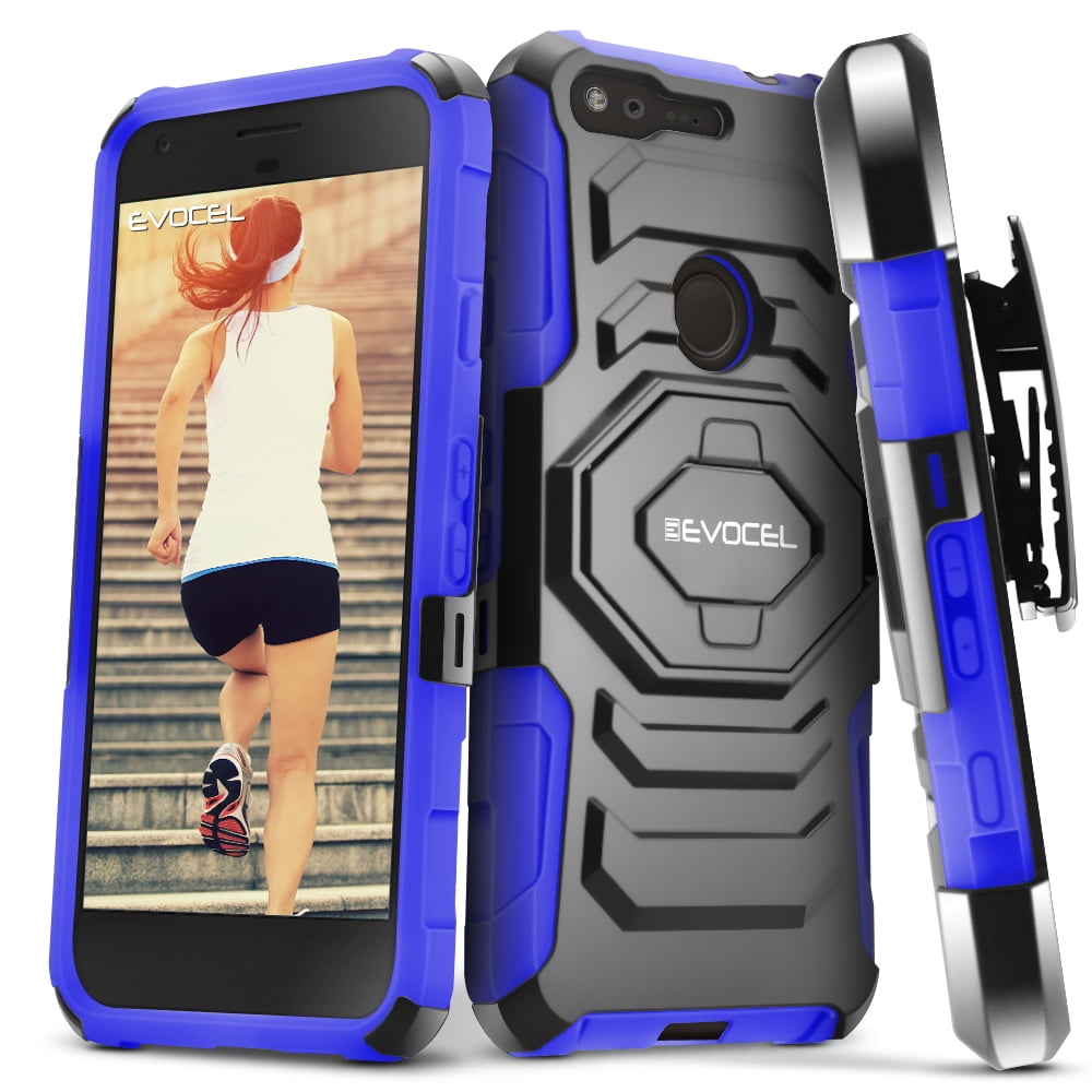 Google Pixel Case, Evocel [Belt Clip Holster] [Kickstand] [Dual Layer