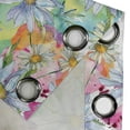 thumbnail image 4 of Ambesonne Daisy Grommet Curtain, Chamomiles Wild Meadow Flower, 50"x120", Pale Lilac and Multicolor, 4 of 5