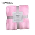 thumbnail image 1 of HEVIRGO Skin-friendly Soft Throw Blanket Polyester Air Conditioned Blanket for Sofa, 1 of 10