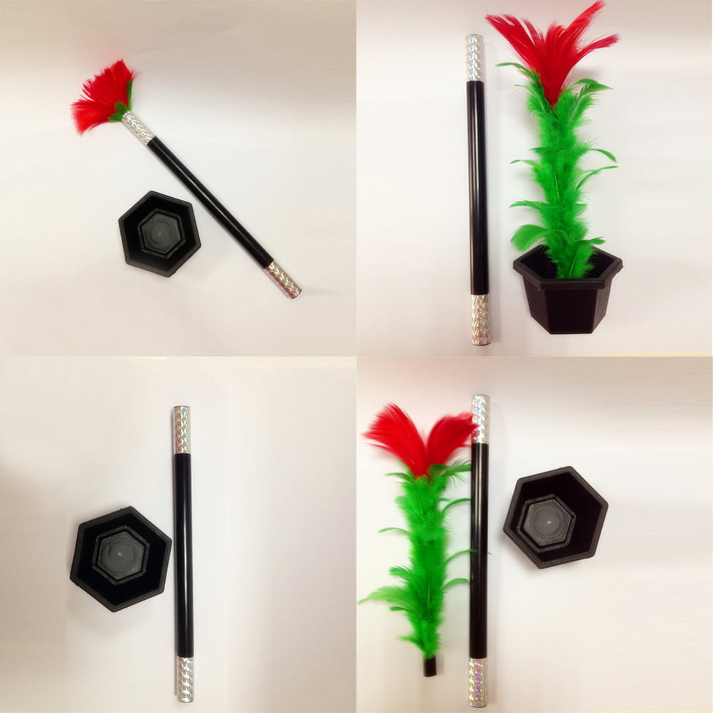 Comedy Magic Wand To Flower Magic Trick Kid Show Prop Toys Kid Gift SP 