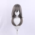 thumbnail image 4 of Peluca de cosplay de Honkai Star Rail Trailblazer para hombre y mujer, peluca de cosplay de pelo gris para Halloween, peluca de cosplay de Honkai Trailblazer para hombre y mujer, 4 of 5
