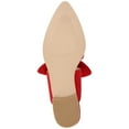 thumbnail image 6 of Journee Womens Telulah Narrow Width Slip On Pointed Toe Mule Flats, 6 of 10