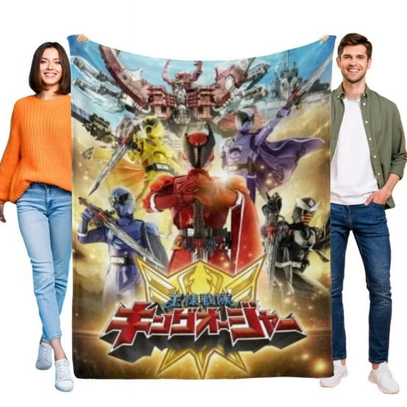 Sama Sentai Kingu Anime Blanket Soft Throw Blanket Micro Fleece Fuzzy Blankets Thin Bed Couch Decor Adult Nap Bedroom Car All Season Birthday Gifts 30"X40"