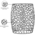 thumbnail image 2 of Meridian Furniture Priya Solid Chrome Aluminum End Table, 2 of 7