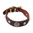 thumbnail image 4 of Collar para perro, collar para cachorro, de piel sintética, moderno, portátil, cómodo, collar para mascotas, collar de entrenamiento para perros para M, 4 of 8