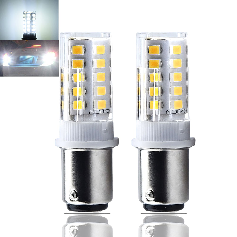 BrothersLED 1 BA15D Double Contact Bayonet LED Light Bulbs for RV Camper Trailer 