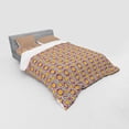 thumbnail image 3 of Moroccan Duvet Cover Set, Continuous Modernized Traditional, Bedding Set with Shams and Fitted Sheet, 3 Sizes, by Ambesonne, 3 of 3