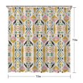 thumbnail image 5 of Multicolor Ethnic Geometric Pattern Shower Curtain 72"x72" ,Bathroom Decorative Shower Curtains Set with 12 Hooks,Modern Waterproof Washable Shower Curtain, 5 of 6