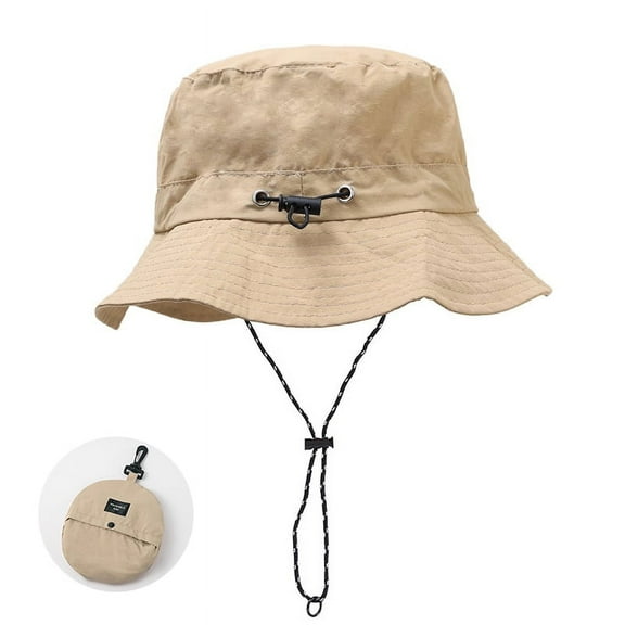 Foldable Panama Bucket Hat Outdoor Anti-UV Sun Hats For Men Women Spring Summer Fast Dry Waterproof visors Cap Fisherman Caps Women Packable Outdoor Fishing Hat Lightweight Men UV Protection
