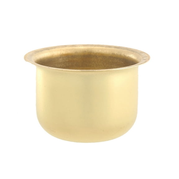 B&P Lamp® Stamped Brass Candle Cup, 1 1/4" Ht.
