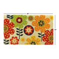 thumbnail image 4 of RugSmith Machine Tufted Folk Flowers Indoor and Outdoor Coir Doormat, 18" x 30", 4 of 5