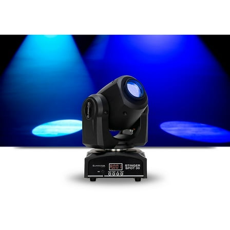 American DJ Eliminator Stinger Spot 30 White LED DMX 30W Moving Head Spot Light