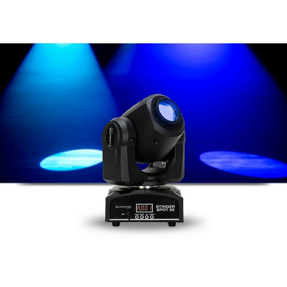 American DJ Eliminator Stinger Spot 30 White LED DMX 30W Moving Head Spot Light