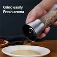 thumbnail image 4 of Fillable Stainless Steel Grinder - Aadjustable Black Pepper Grinder, Long Lasting Fresh Keeping Spice Grinder, High Glass Blender That Can Be Used for Pepper, Cumin, Sea Salt, Mung Bean, 4 of 7