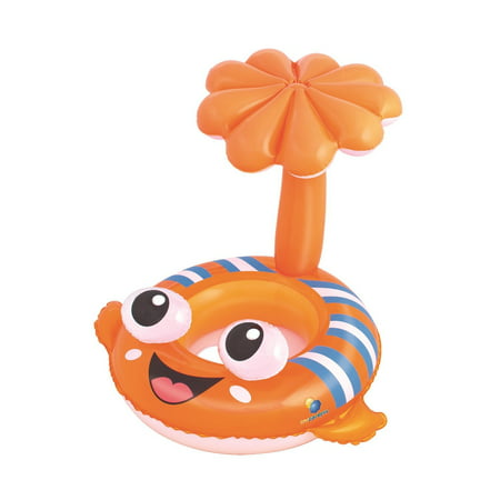 H2OGO! Clown Fish Baby Care Seat Inflatable Pool Float, Sun shade cover By (Best Way To Cook Fish)