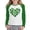 Green, variant on lnmuld Summer Tops St Patricks Day Graphic Raglan Sleeve Tee Shirt for Girls Cute Print Casual Kids Top Size:7-8 Years