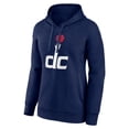 thumbnail image 2 of Women's Navy Washington Wizards Alternate Logo Pullover Hoodie, 2 of 3