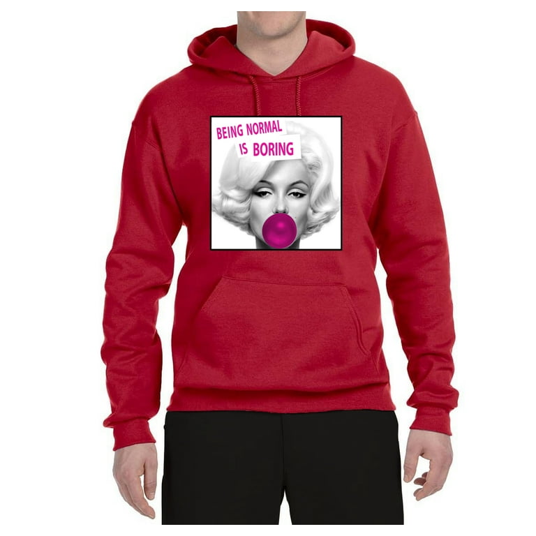 Red marilyn clearance monroe hoodie